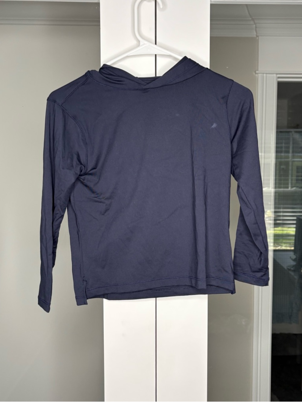 NWT J. Crew Crewcuts Kids' Active Pullover Hoodie Navy Blue